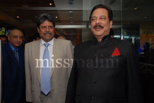 Kapil Dev with Subrata Roy Sahara