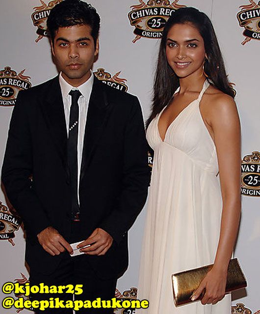 Karan Johar and Deepika Padukone
