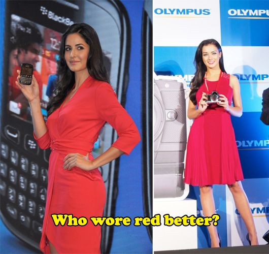 Geek Chic: Who’s the Better Lady in Red? Katrina Kaif v/s Amy Jackson