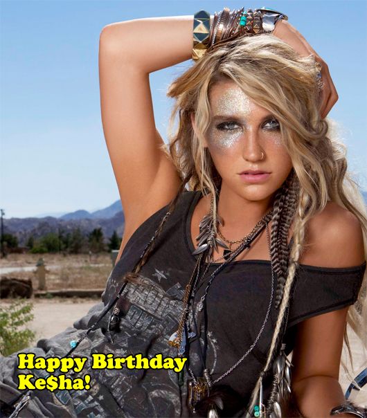 March 1st: Happy Birthday Ke$ha! Do You Know All Her Hits?