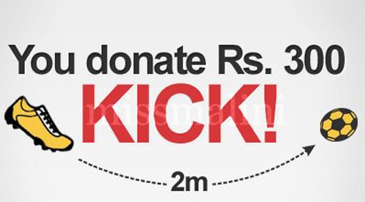 Kick to Donate