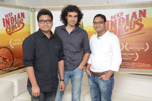 (L - R) Director Mangesh Hadawale, Imtiaz Ali and Producer Mahaveer Jain