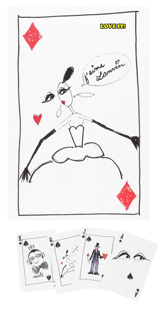 Hot or Not? Lanvin Playing Cards