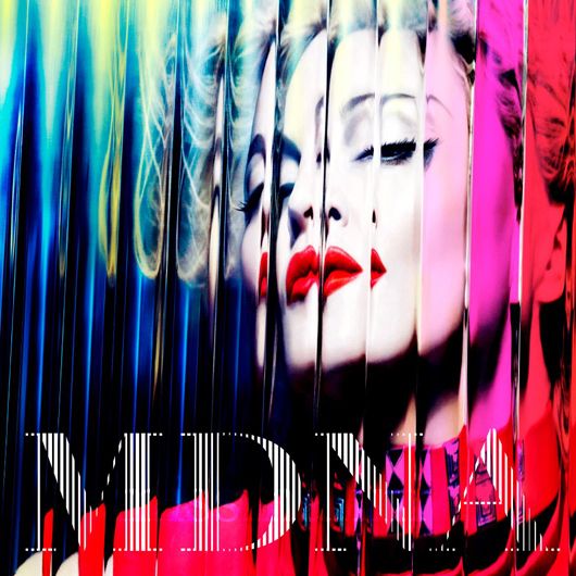 The cover of MDNA, Madonna's newest album