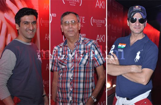 Ashish Raheja, Anil Chopra and DJ Aqueel
