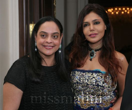 Madhu Nair with Nisha JamVwal At The Opening Of The Leela Palace New Delh
