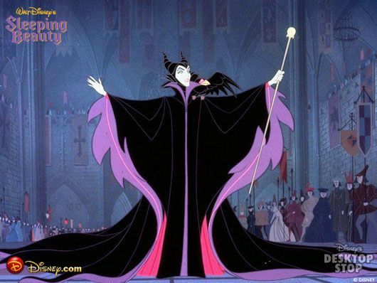 Maleficent in Disney's animated film - Sleeping Beauty