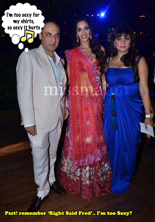 Mallika Sherawat with Anjalee and Arjun Kapoor