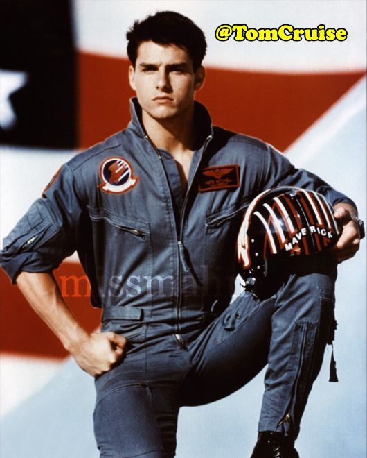 Tom Cruise as Pete “Maverick” Mitchell in Top Gun