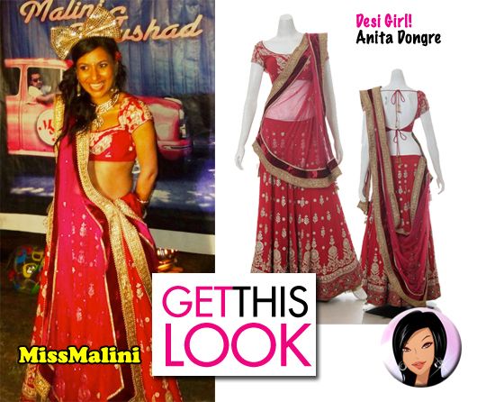 Get This Look: MissMalini’s Sangeet Outfit by Anita Dongre