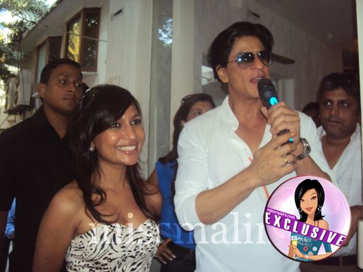 MissMalini and Shah Rukh Khan