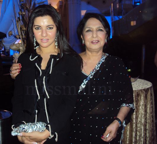 Model & actress Kehkashan Patel with designer Adarsh Gill