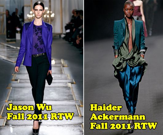 Fall 2011 Trend Part 2: Making the Tuxedo Feminine
