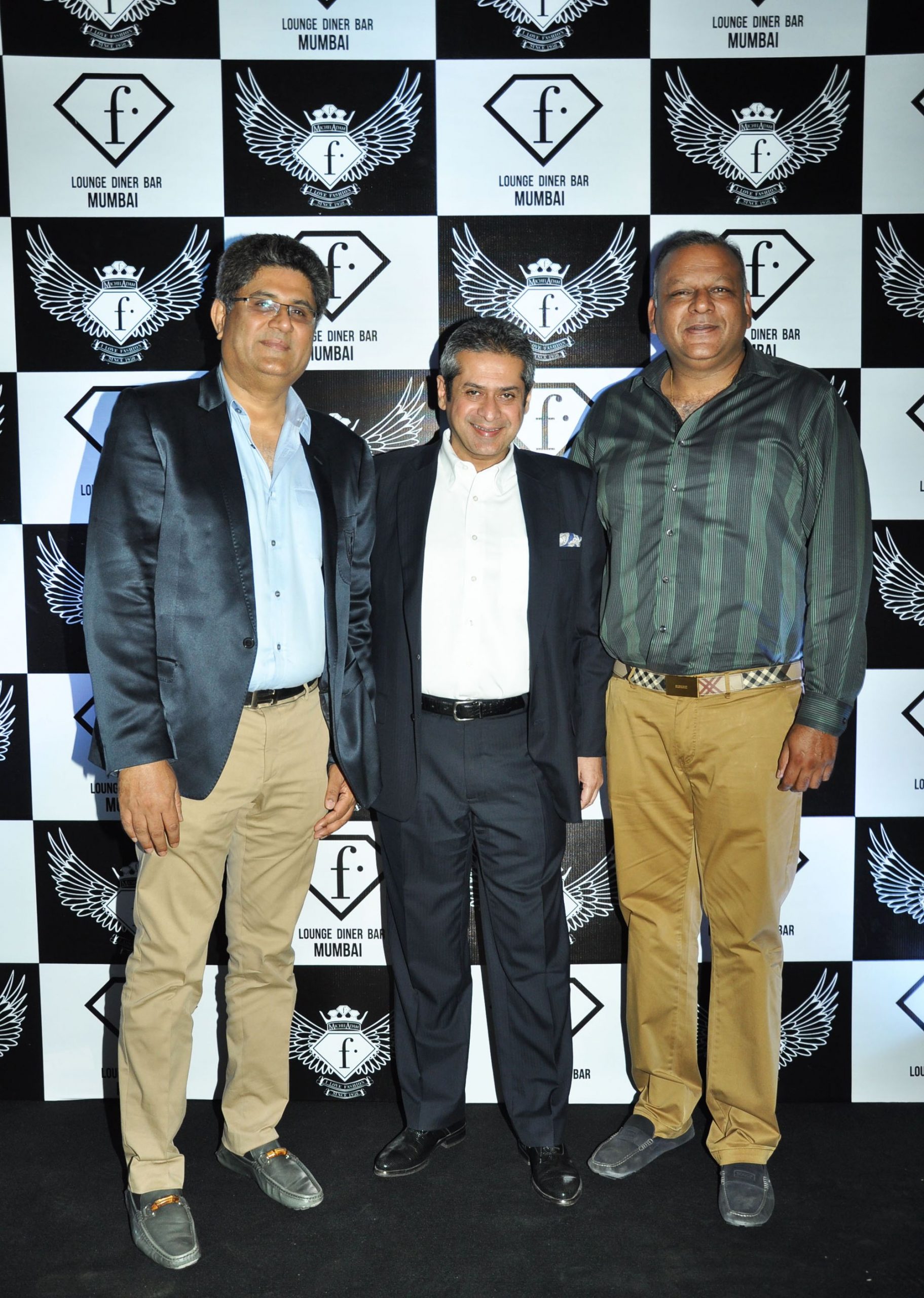 The Directors of F Lounge.Diner.Bar - Mr Yuvraj Chawla, Mr Rajan Madhu and Mr Puneet Nath