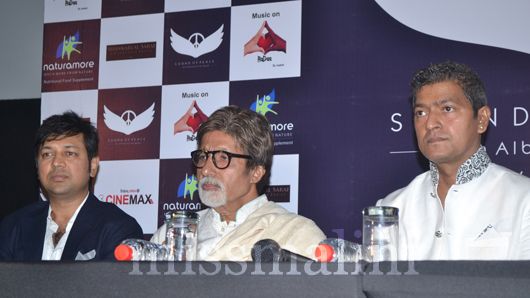 Amitabh Bachchan And Aadesh Shrivastava Launch “Sound Of Peace” Music Album On 26/11 Third Anniversary, in Mumbai