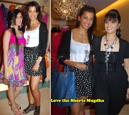 Mugdha Godse with Nishka and Neeta Lulla