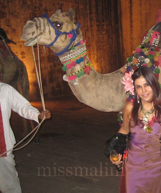 Nisha JamVwal with Camel
