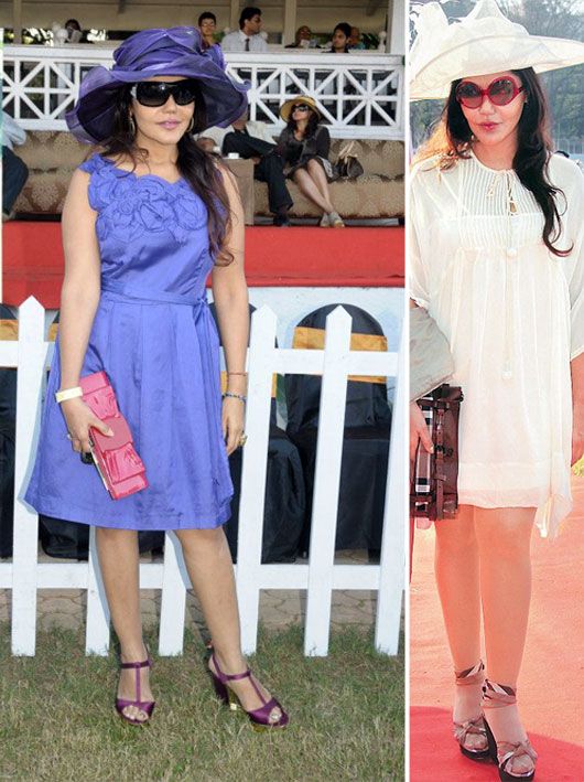 Nisha JamVwal at the races