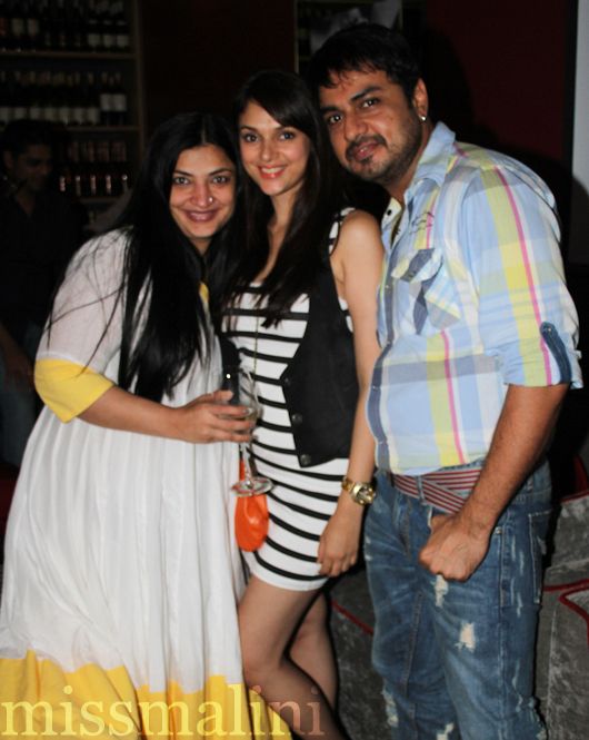 Nisha Merchant with Aditi Rao Hydari and Vicky Idnani