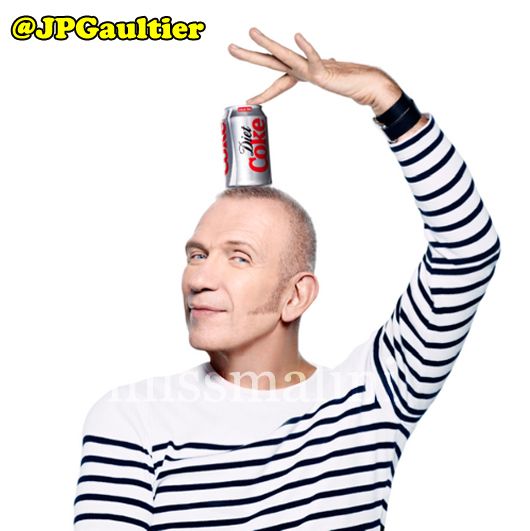 Jean Paul Gaultier is the new Creative Director for Diet Coke (Europe)