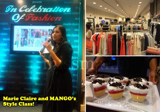 Pearl Shah holds the Marie Claire and Mango Fashion Classroom