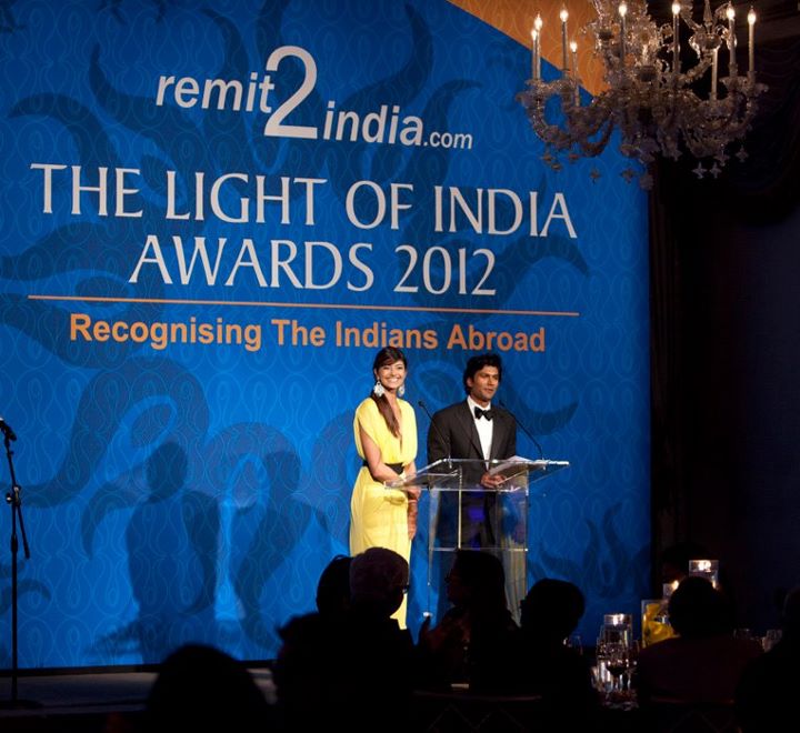 Pooja Batra & Sendhil Ramamurthy, co-hosts for the evening
