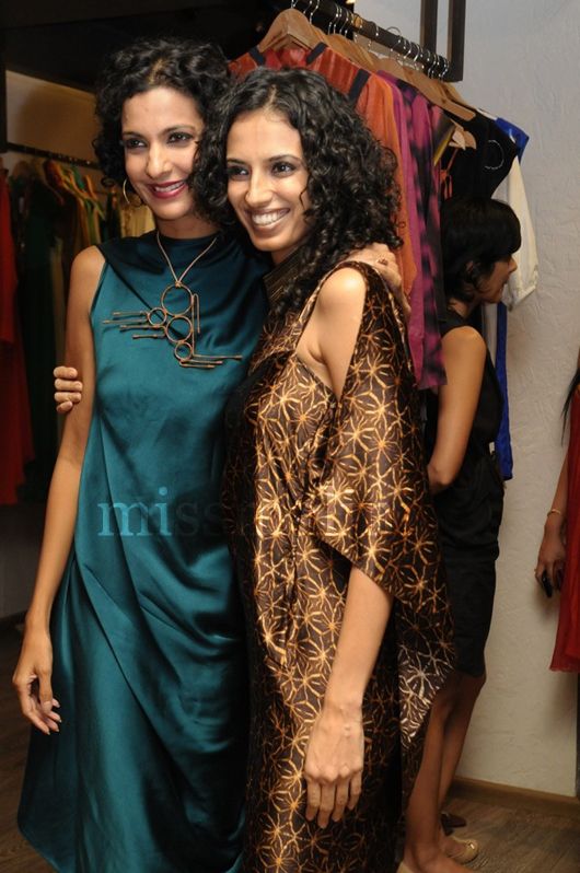 Actress Poorna Jagannathan with Atosa's co-owner, Aparna Badlani