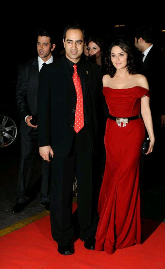 Preity Zinta in a Gauri & Nainika gown
