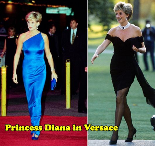 Princess Diana in Versace