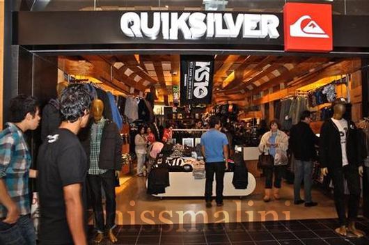 The Quiksilver boutique