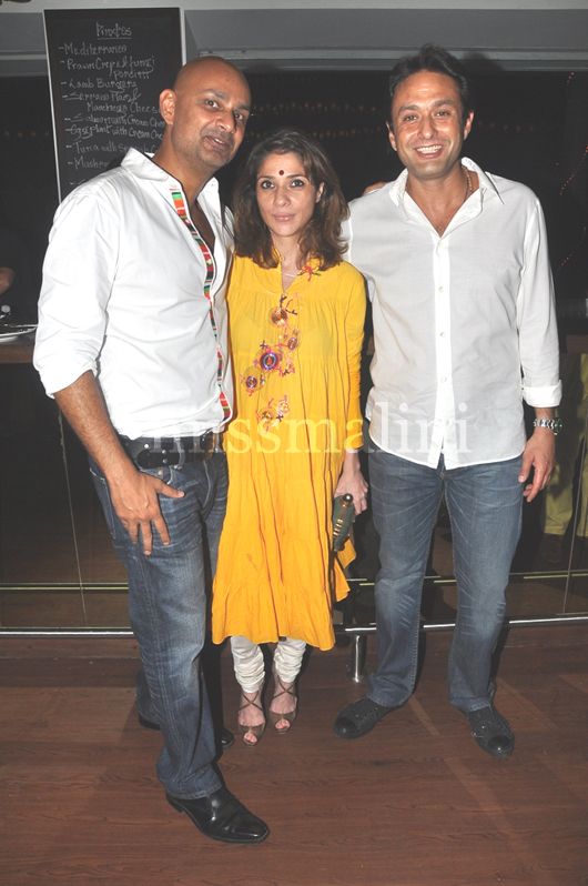 Rajeev Samant with Hasina Jethmalani and Ness Wadia