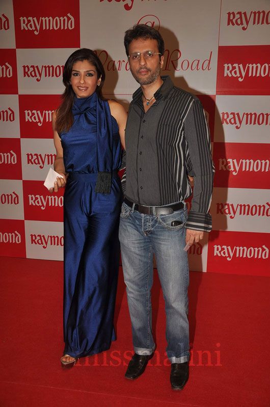 Raveena Tandon with Anil Thadani
