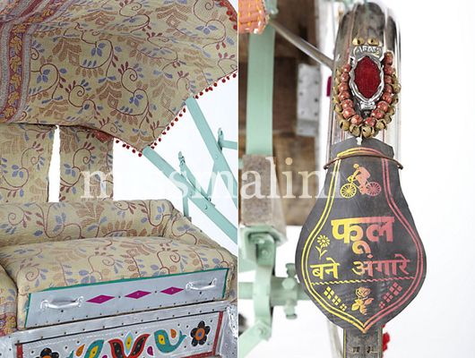 India’s Humble Cycle-Rickshaw Gets an Anthropologie Make-Over