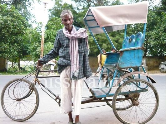The humble cycle rickshaw