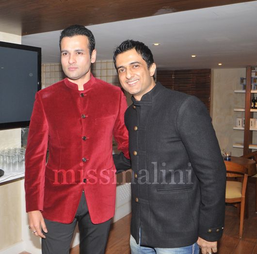 Rohit Roy with Sanjay Suri