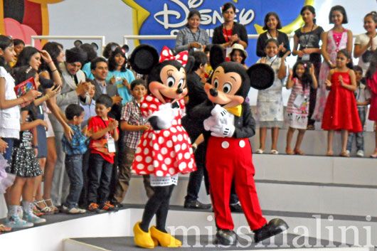 "See you in Hong Kong," said Mickey and Minnie