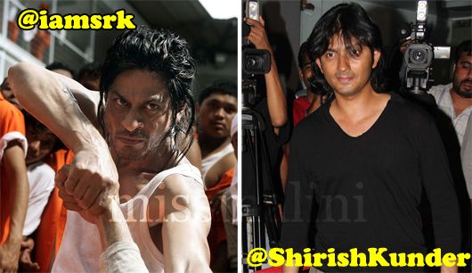 Shah Rukh Khan and Shirish Kunder