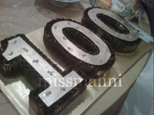 Parveen Dusanj shared this photo of Sachin's cake on Twitter