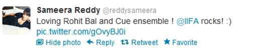 Sameera Reddy's tweet