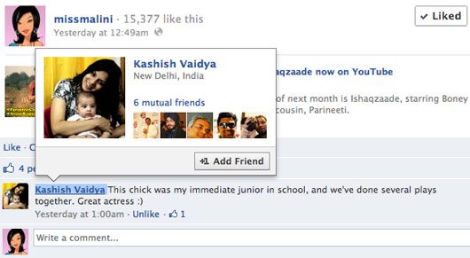 Kashish Vaidya on Facebook