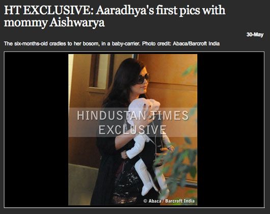 Guess What It Costs to Buy Pictures of Aishwarya Rai and Beti B?