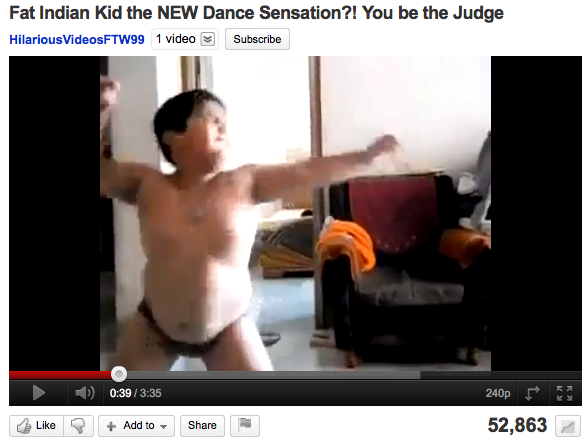 OMG Have You Seen This Fat Little Indian Kid Dance?