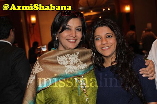 Shabana Azmi with Zoya Akhtar