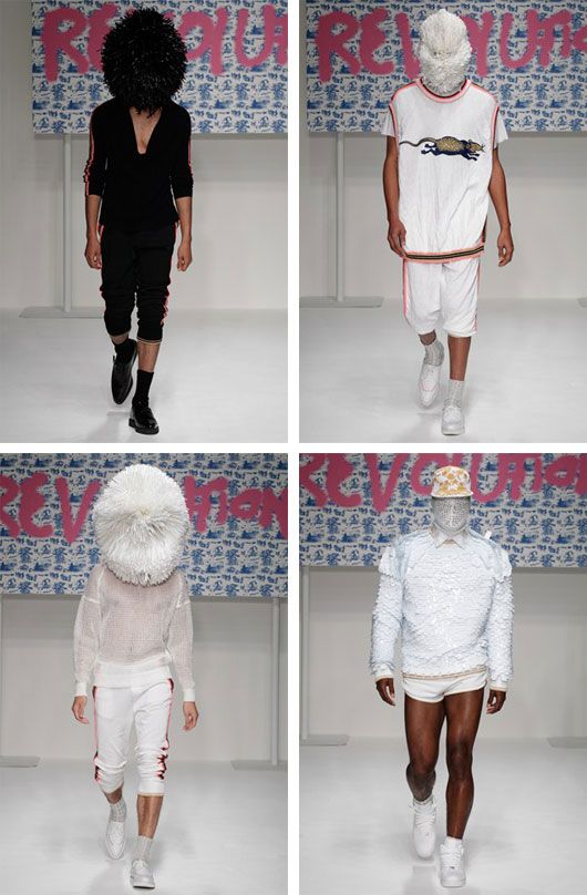 Models walk the ramp at the Sibling fashion show in London
