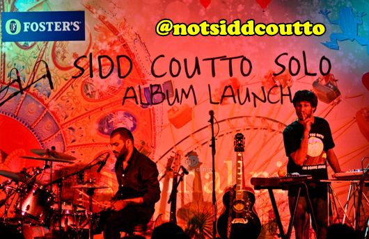 Singer Siddharth Coutto performs at his album launch