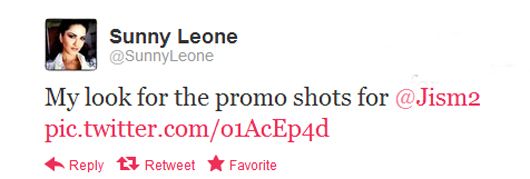 Sunny Leone's tweet