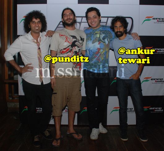 Anushka Manchanda, the Midival Punditz and Ankur Tewari Kick off Force India Speed Nights