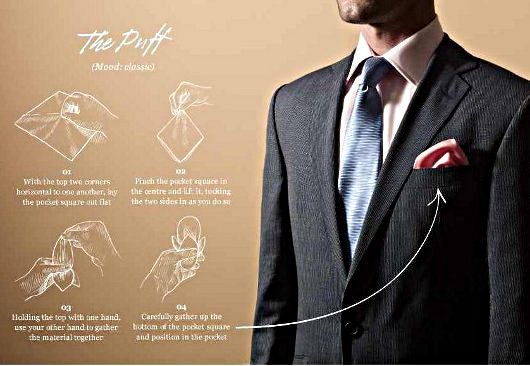 How to do the "puff" (credit: mrporter.com)