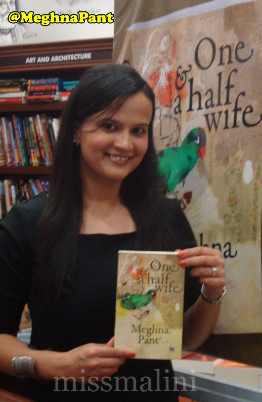Meghna Pant at the launch of her debut novel One and a Half Wife