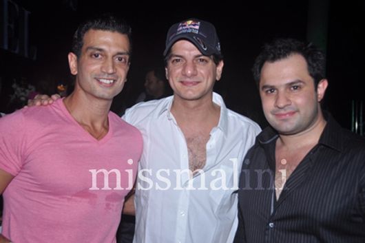 Timmy Narang and DJ Aqeel with a friend